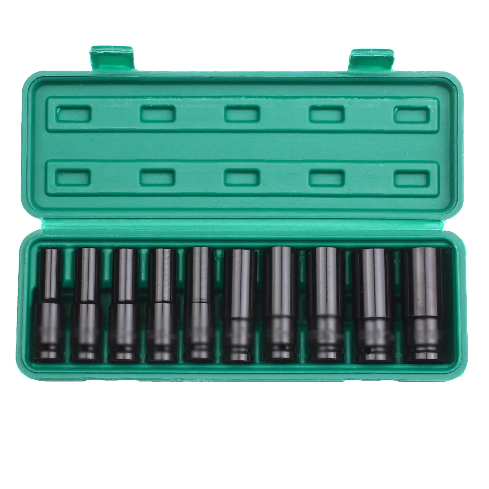 Power Tools Pneumatic - ชุดซ็อกเก็ตลึกขนาด 1/2 นิ้ว 10 ชิ้น สำหรับประแจลม