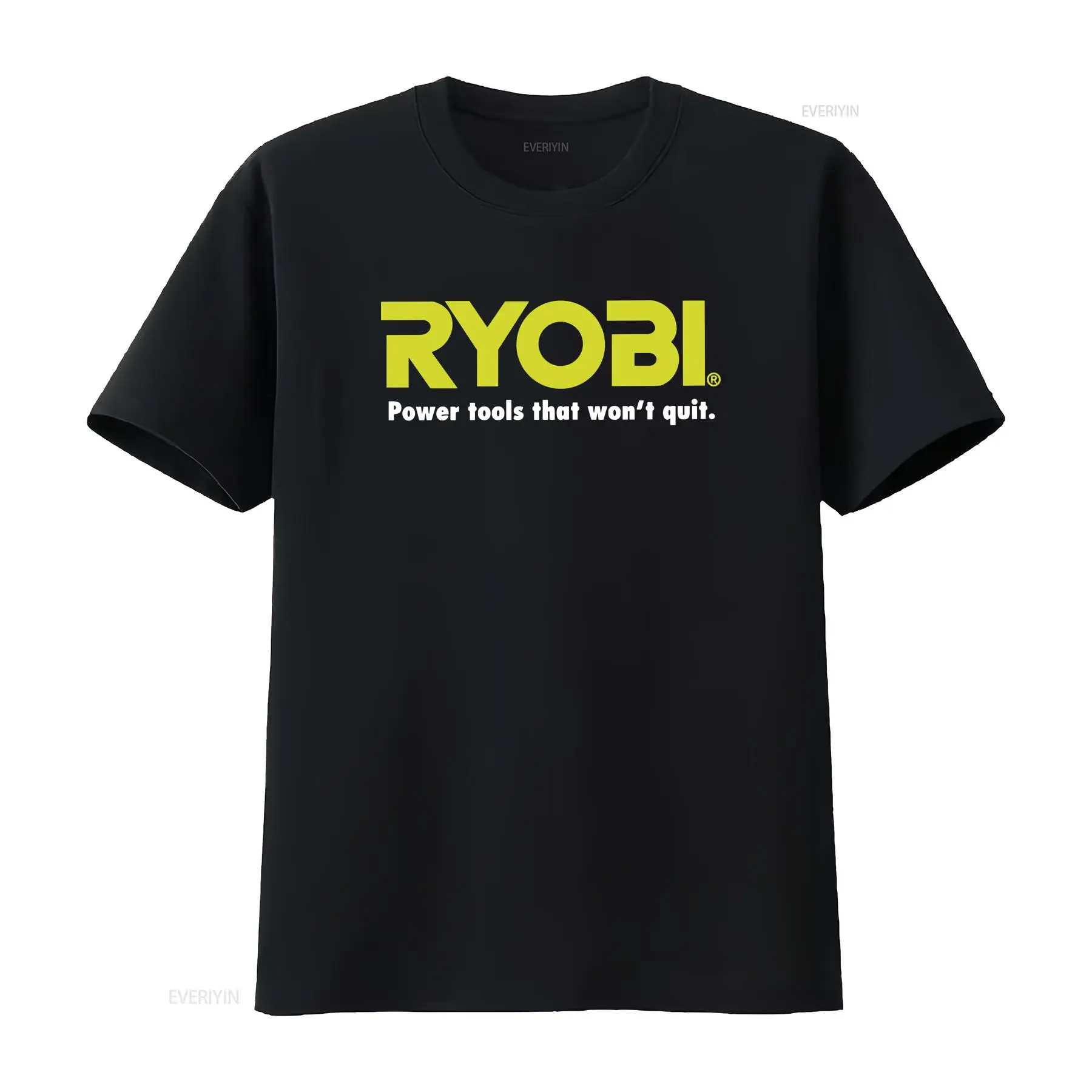 Power Tools Logo - เสื้อยืดลายโลโก้ RYOBI รุ่นใหม่ สไตล์อเมริกัน ตลกขบขัน ไซส์