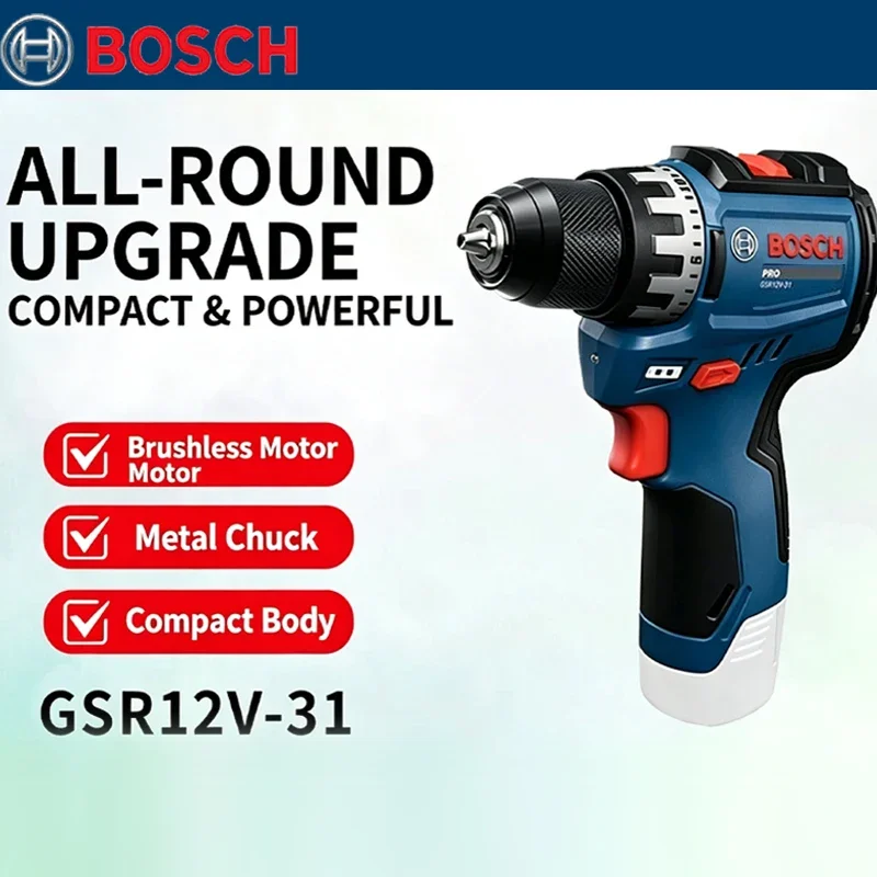 บ๊อช GSR 12V-31 สว่านไฟฟ้าไร้แ - Power Tools Workshop บทวิจารณ์และราคา