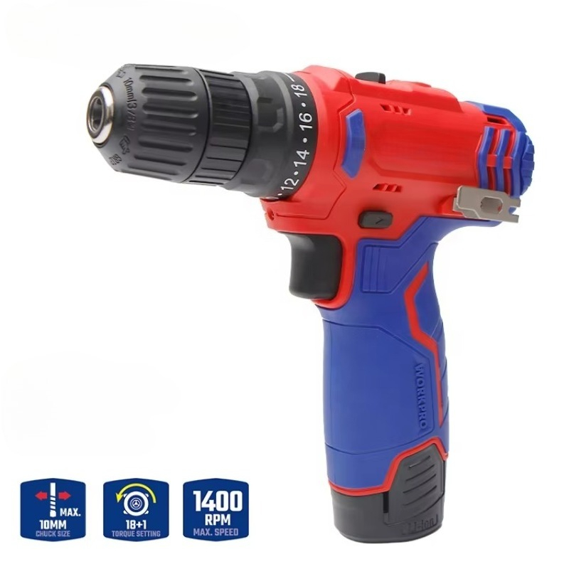 สว่านไร้สาย 12V 10 มม. เครื่อง - Power Tools Drill บทวิจารณ์และราคา
