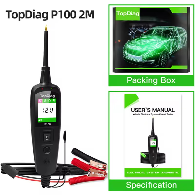 สำหรับ TopDiag P100 2M เครื่อง - Power Tools English บทวิจารณ์และราคา
