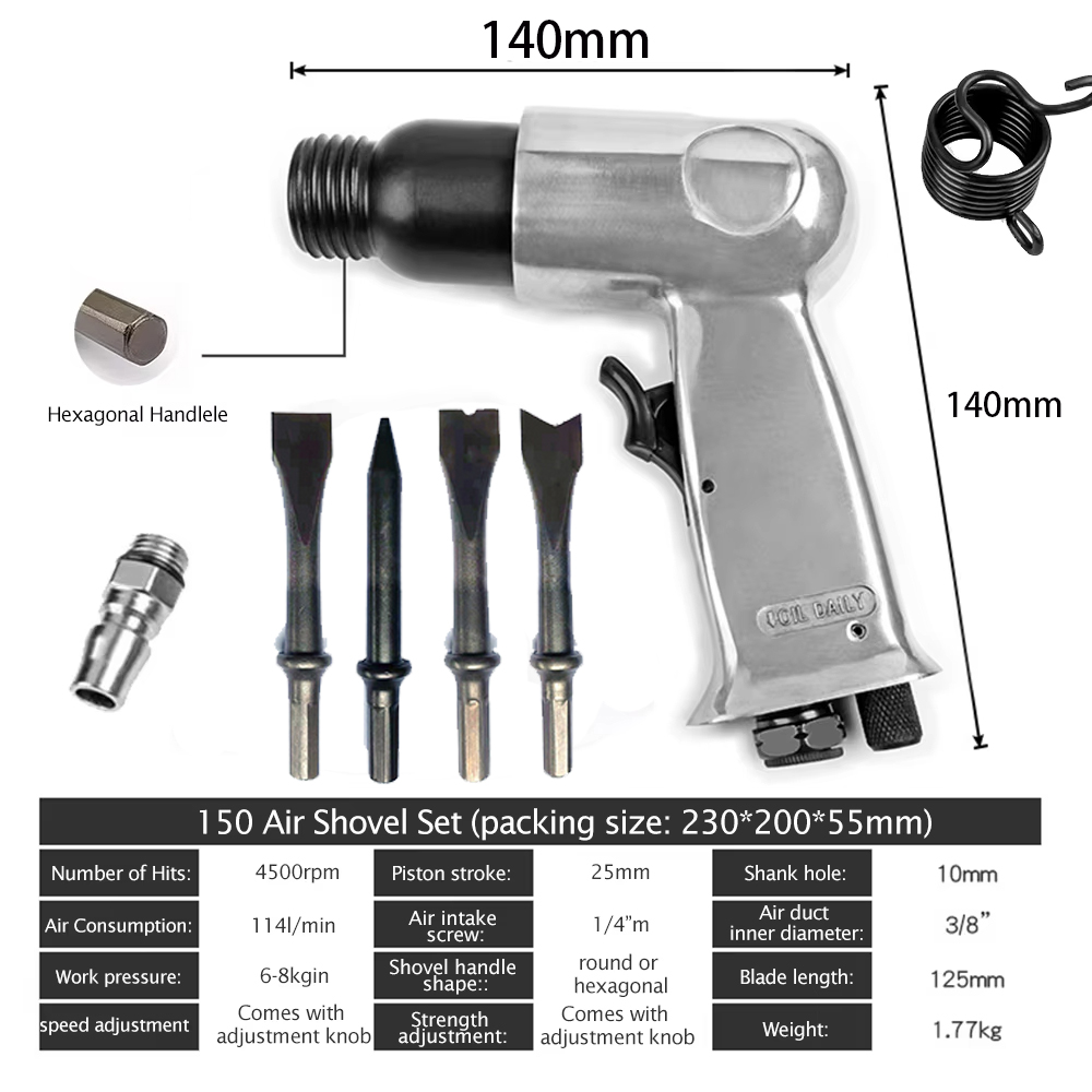 ค้อนลมอุตสาหกรรมทรงตรง แบบมือจ - Power Tools Manufacturers บทวิจารณ์และราคา
