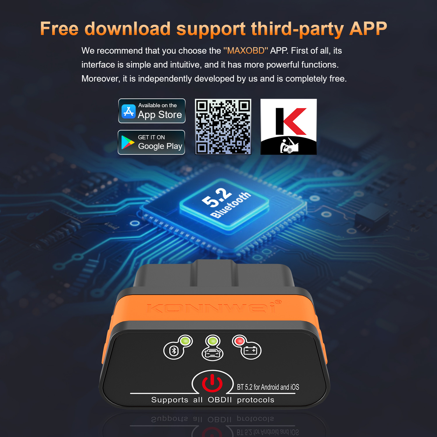 MINI OBD2 KW901 บลูทูธ 4.0 5.0 - Power Tools English บทวิจารณ์และราคา