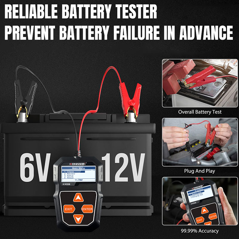 เครื่องทดสอบแบตเตอรี่รถยนต์ KO - Power Tools English บทวิจารณ์และราคา