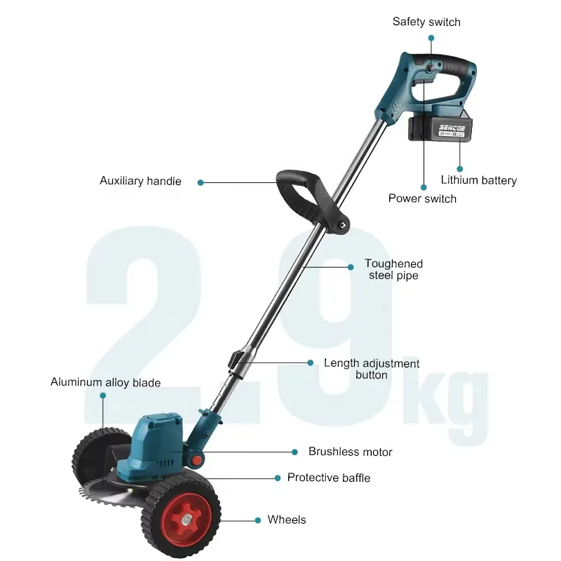 เครื่องตัดหญ้าไฟฟ้าแบบมืออาชีพ - Power Tools Logo บทวิจารณ์และราคา