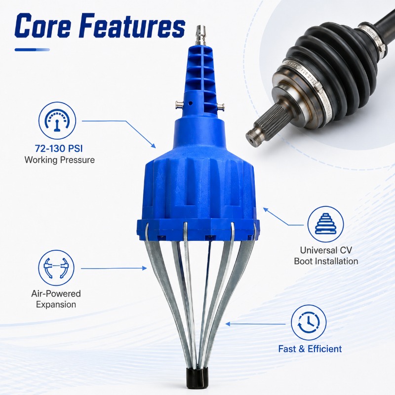 เครื่องมือขยายปลอกเพลาขับแบบลม - Power Tools Pneumatic บทวิจารณ์และราคา