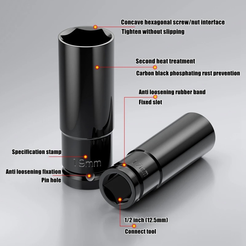 ประแจบล็อกลมขนาด 1/2 นิ้ว แบบย - Power Tools Pneumatic บทวิจารณ์และราคา