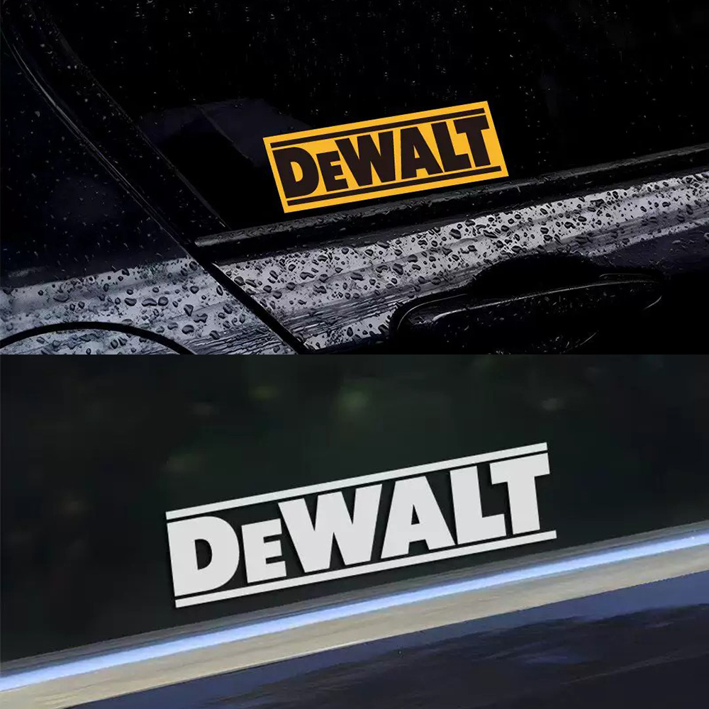 สติกเกอร์โลโก้ DEWALT แบบสะท้อ - Power Tools Logo บทวิจารณ์และราคา