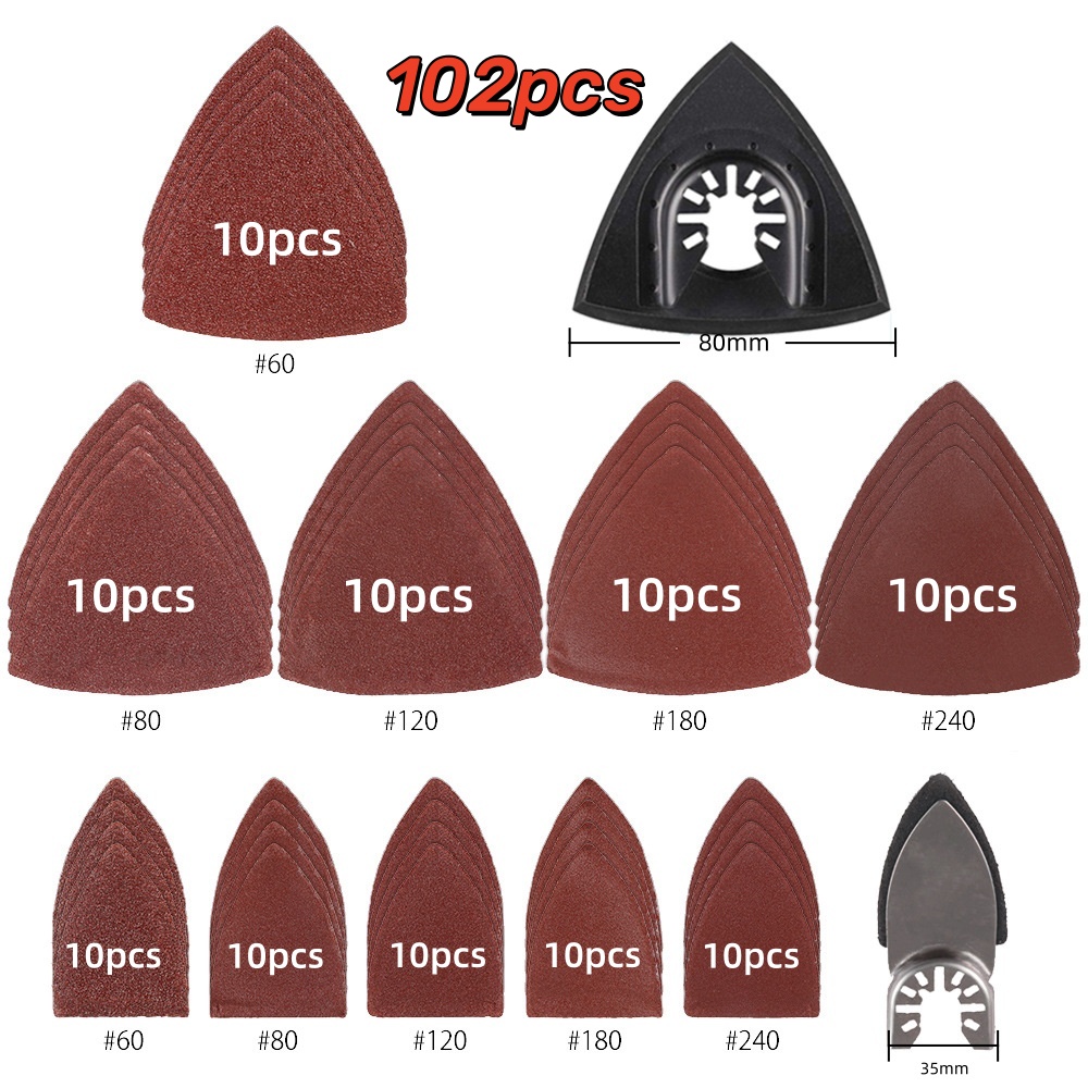 ชุดแผ่นขัดสำหรับเครื่องมืออเนก - Oscillating Multi Tool บทวิจารณ์และราคา