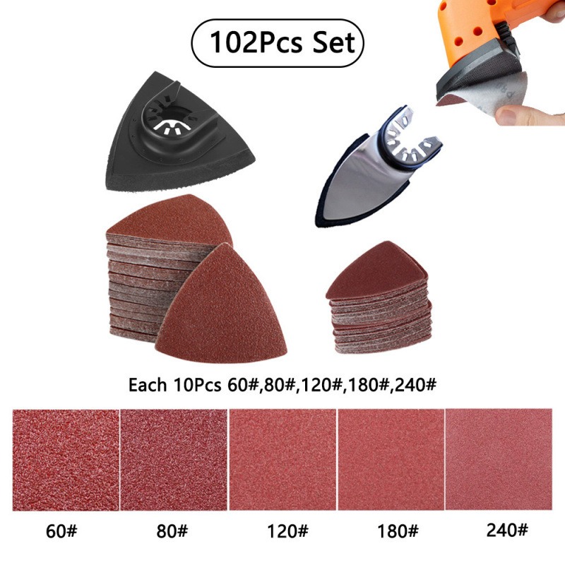 ชุดแผ่นขัดสำหรับเครื่องมืออเนก - Oscillating Multi Tool บทวิจารณ์และราคา