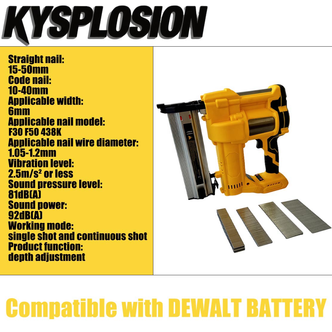 ปืนยิงตะปูลมไฟฟ้าไร้สาย 2in1 B - Power Tools Manufacturers บทวิจารณ์และราคา