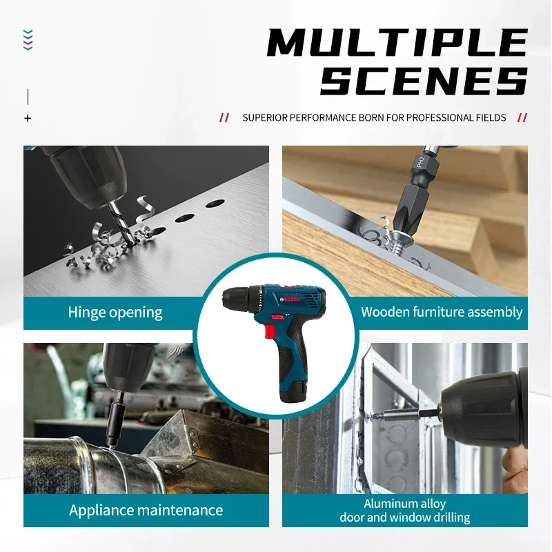 สว่านไฟฟ้าไร้สาย Bosch Profess - Power Tools Workshop บทวิจารณ์และราคา